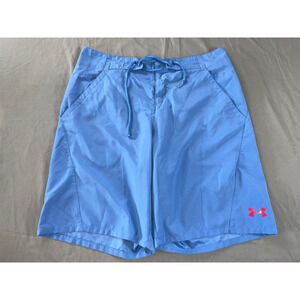 Under Armour Heat Gear Loose Athletic Hybrid Shorts. Blue, Men's Size 34. EUC!!